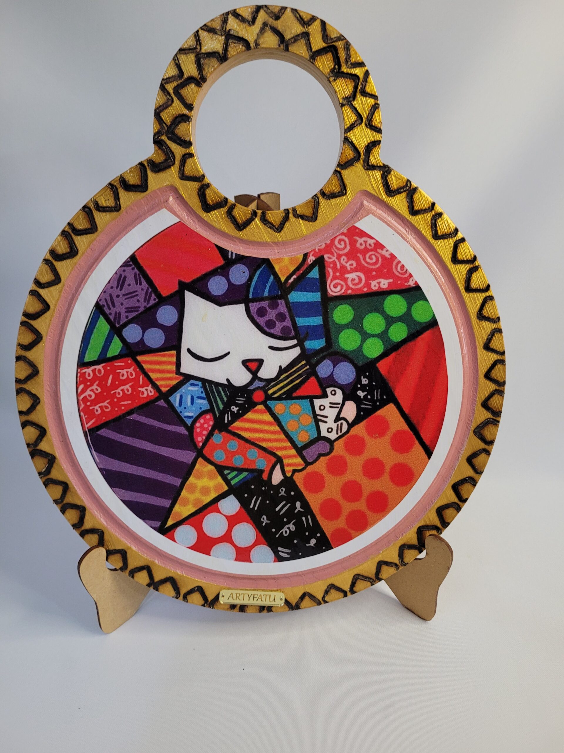 Tábua de Carne Argola Arte Color - Imagem 5