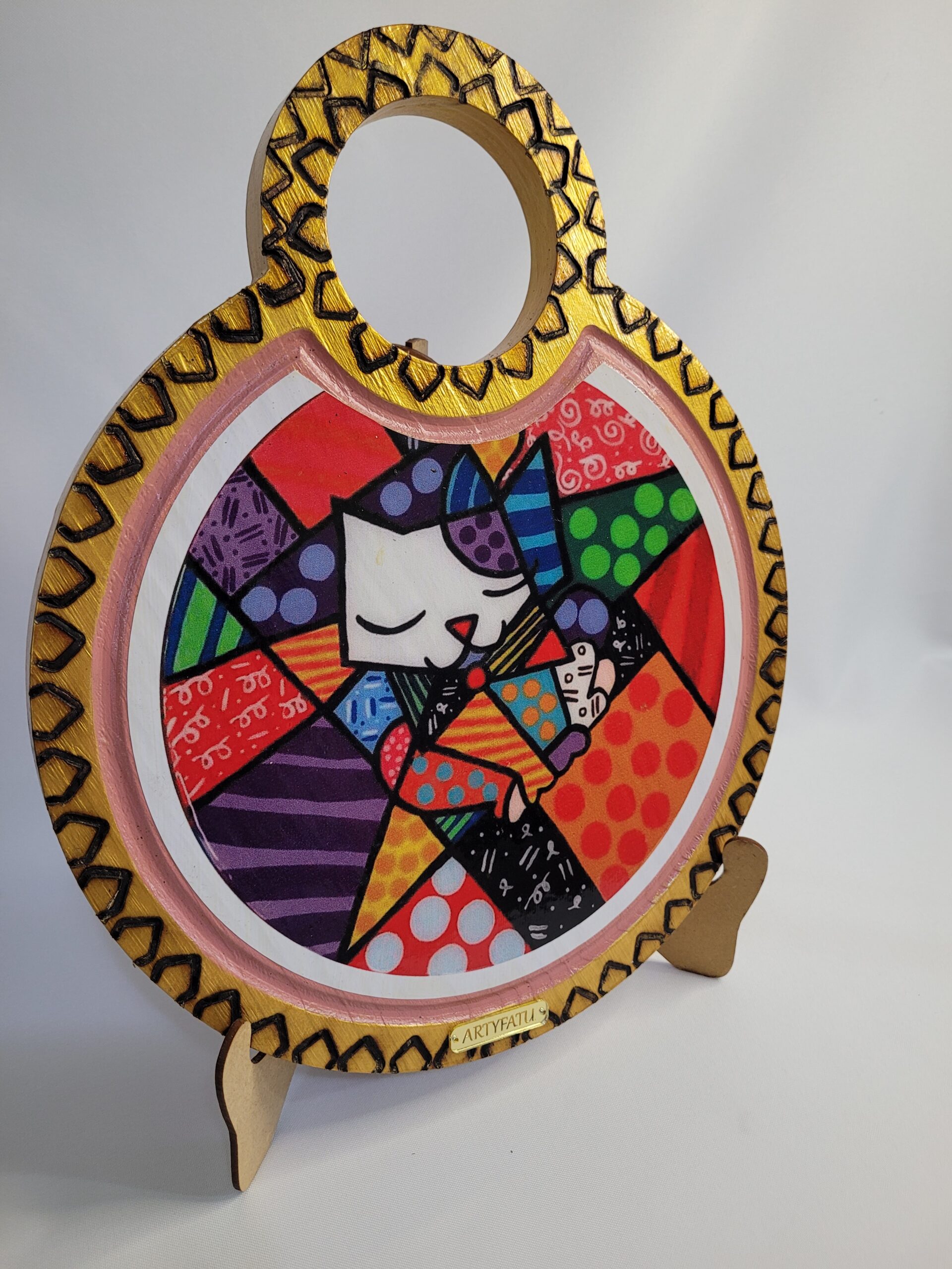 Tábua de Carne Argola Arte Color - Imagem 4