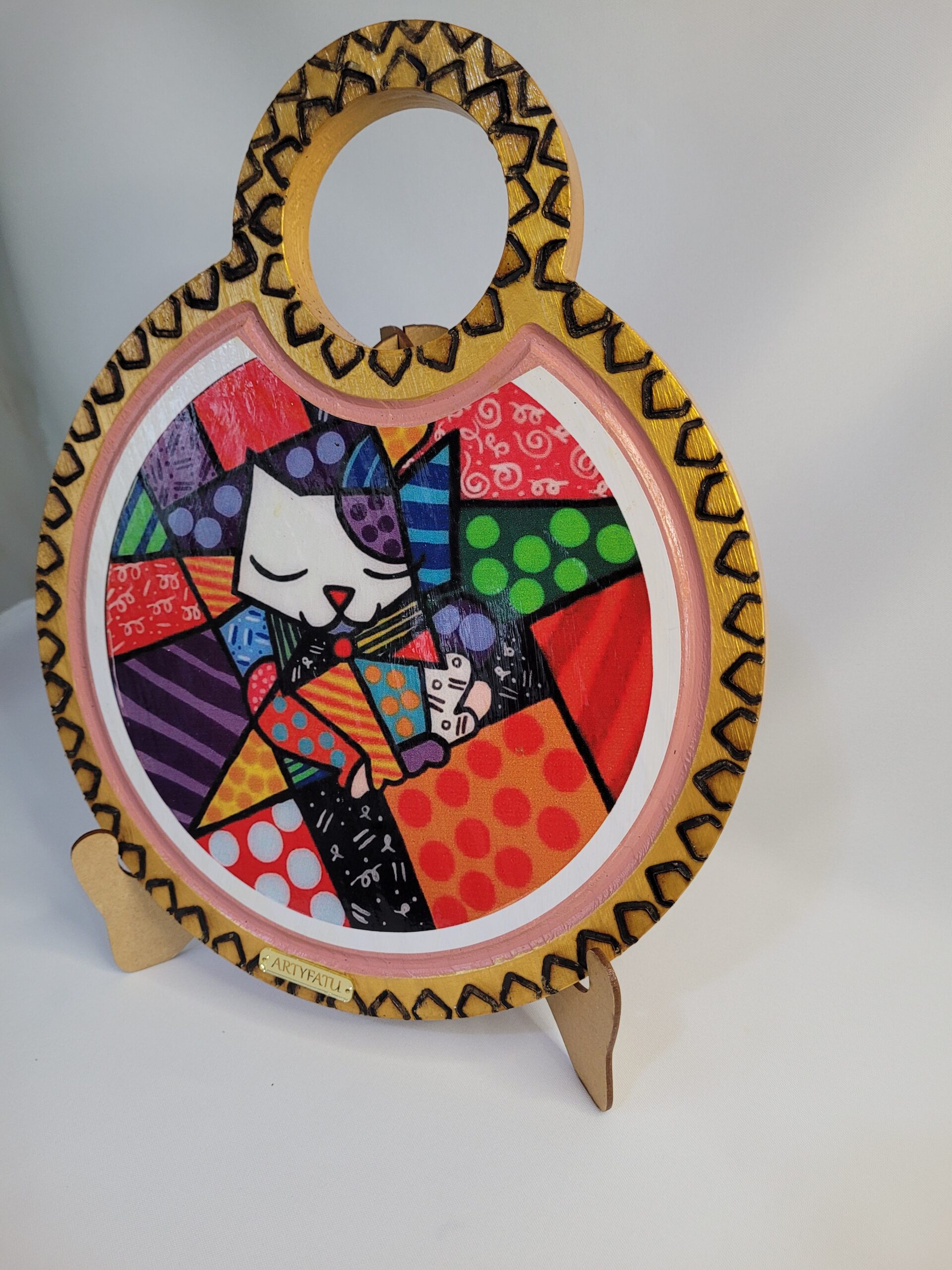 Tábua de Carne Argola Arte Color - Imagem 3