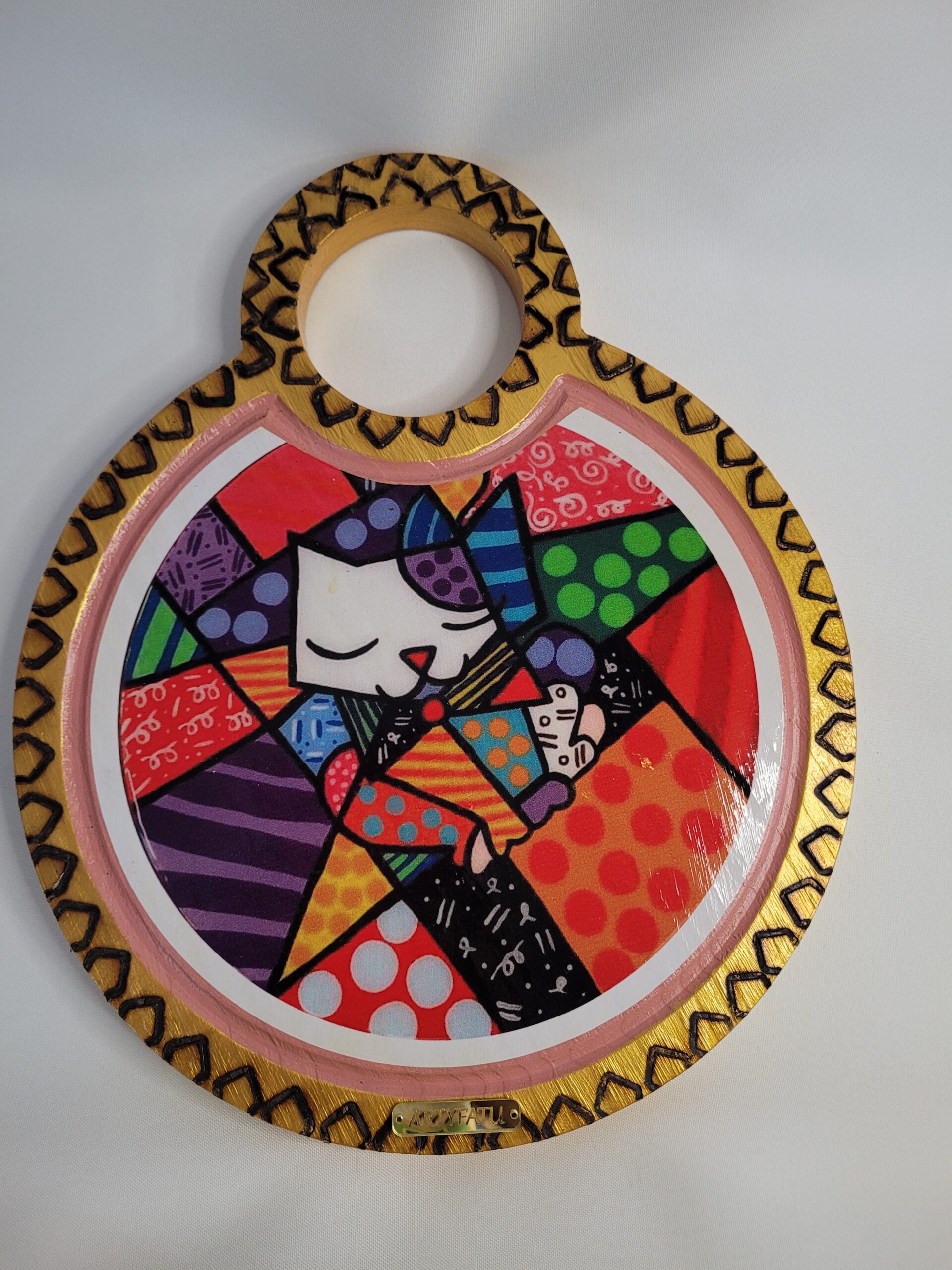 Tábua de Carne Argola Arte Color - Imagem 2