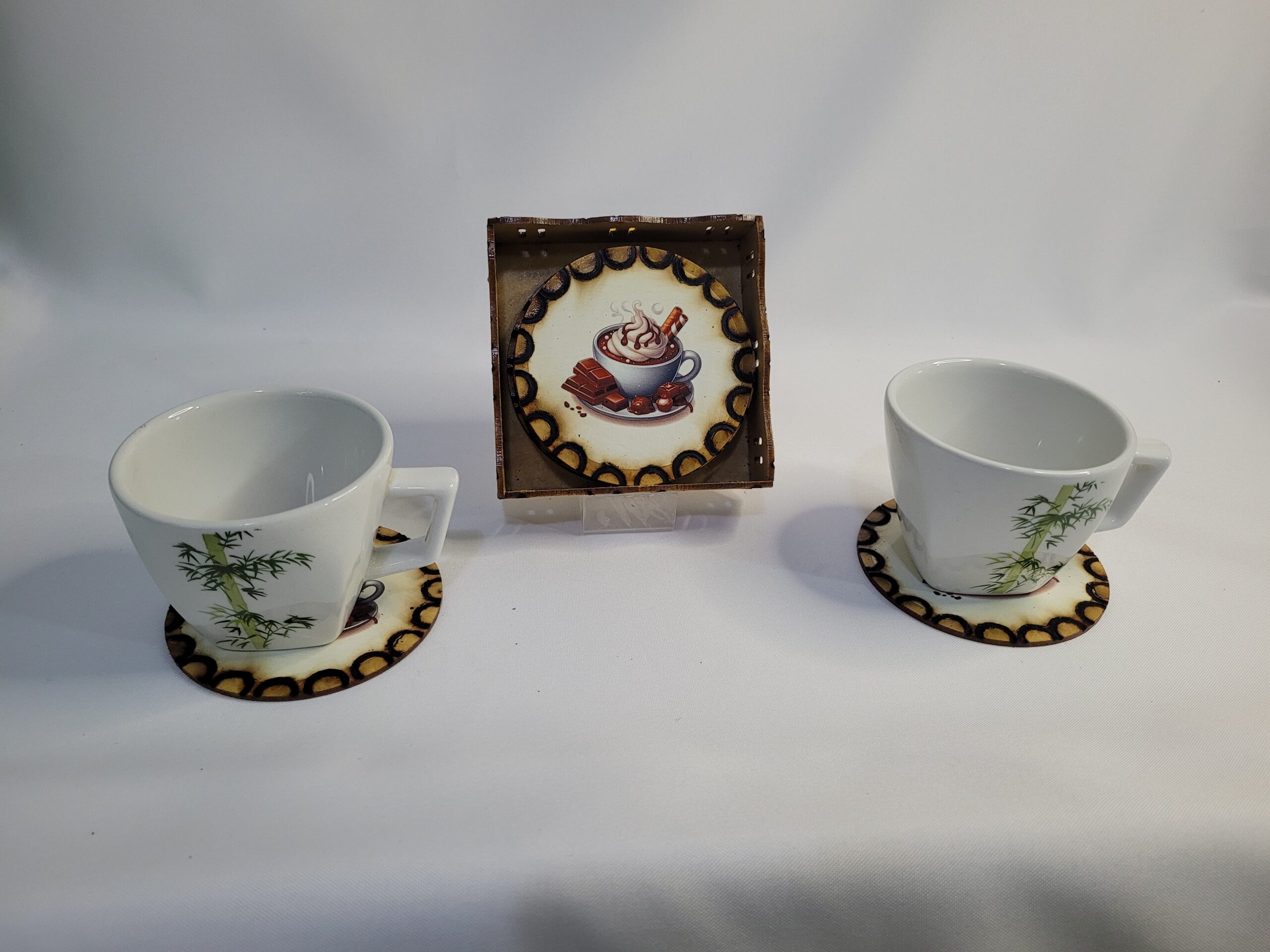 Jogo de Porta Copo Xícara de Café - Imagem 6